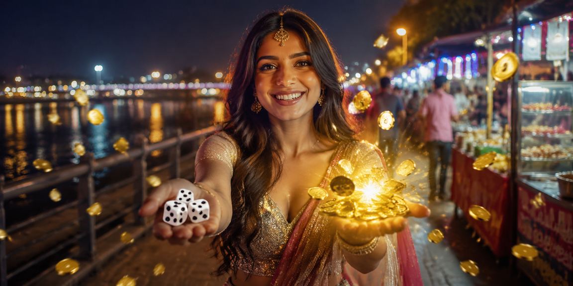 Teen Patti cards on casino table with chips
